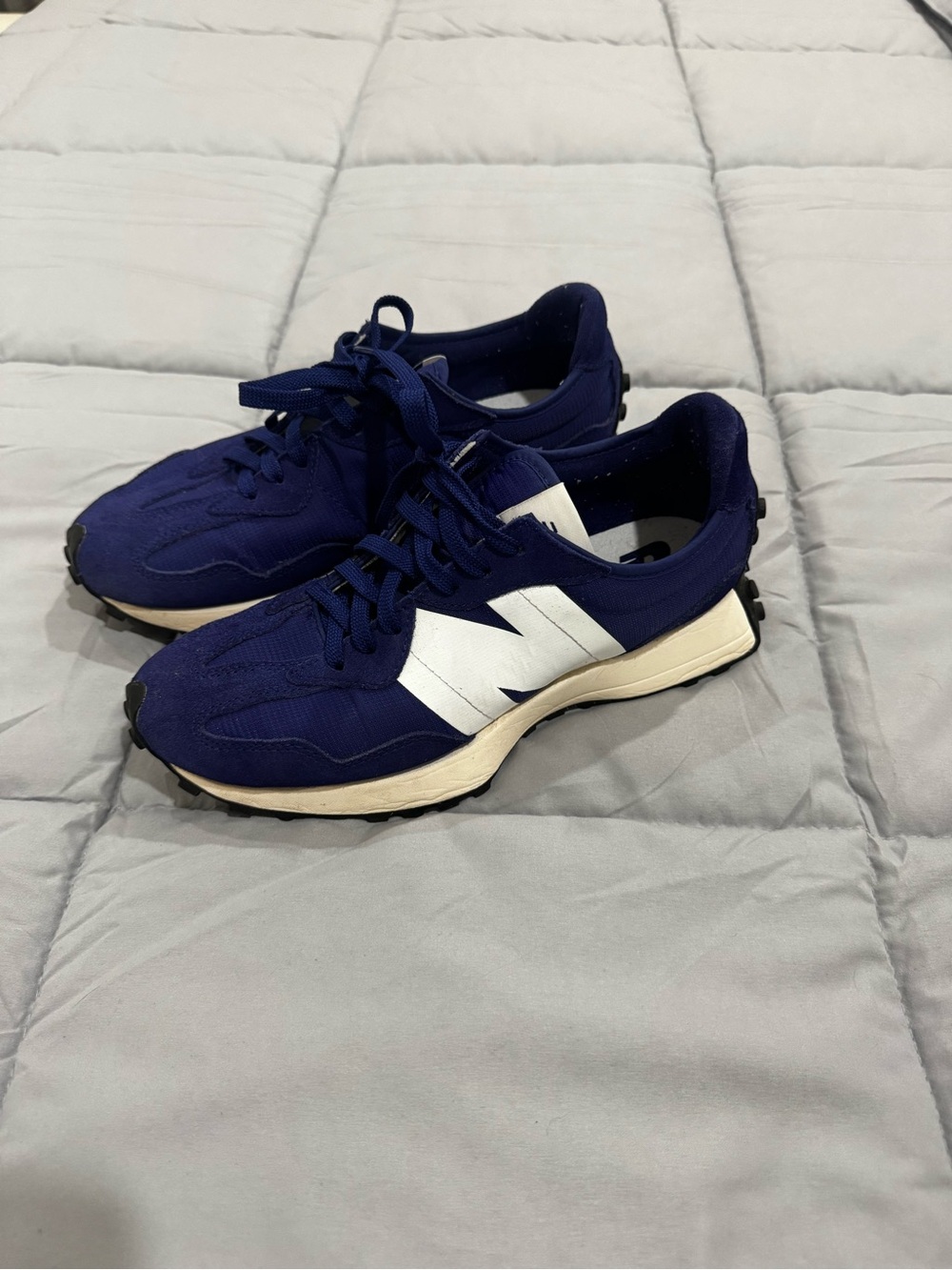 New Balance Men's Deep Blue Sneakers with White 'N' Logo